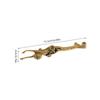 Brass Cabinet Pull Monkey Shape Vintage Drawer Knob Decorative Animal Furniture Handle for Wardrobes Dressers Kitchen Cupboards