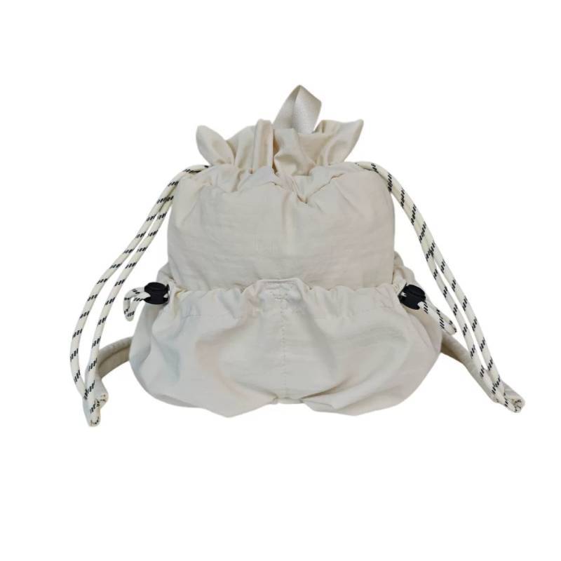 Minimalist Cloud Shape Nylon Mini Backpack For Casual Travel And Daily Use