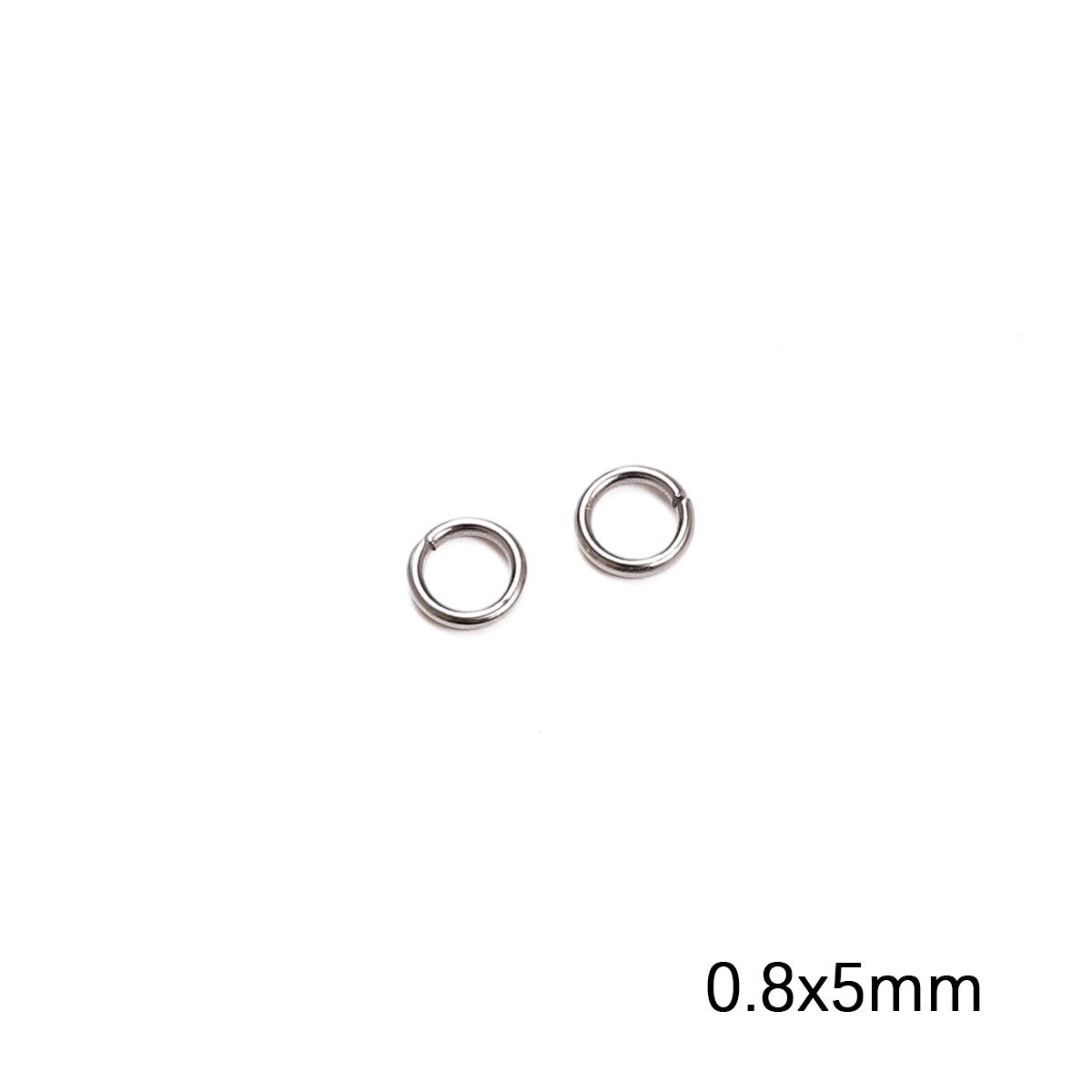 

Застежки Крючки Булавка Кольцо-лобстер для браслета Ожерелье Соединители DIY Изготовление ювелирных изделий Фурнитура Принадлежности A-0.8x5mm 40pcs