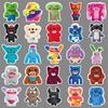 50PCS Cute FUGGLER Monster Stickers: Trendy Tooth Monster Waterproof Decals for Phones & Cups