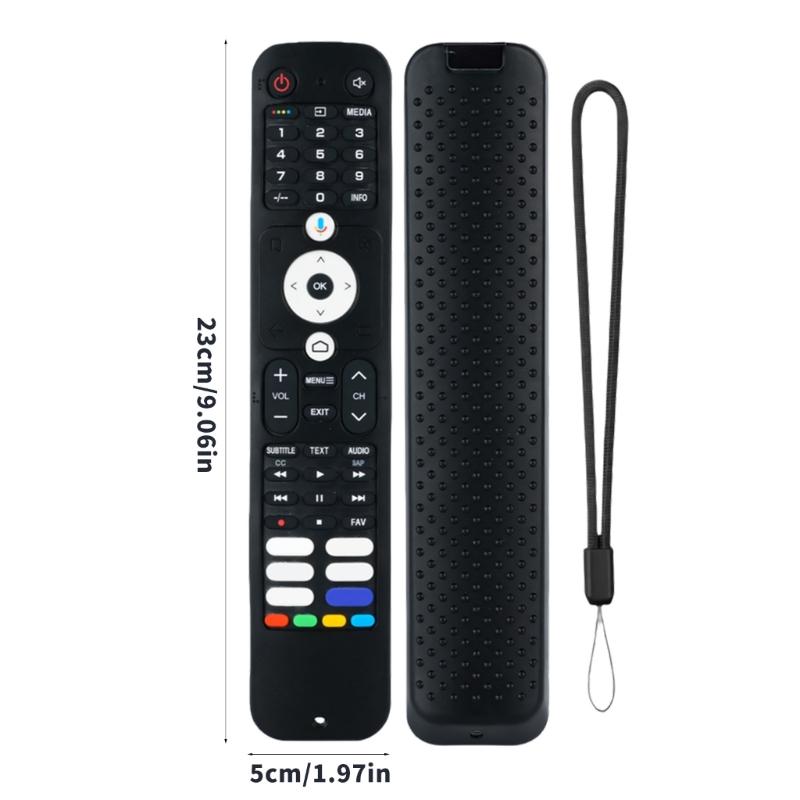 Silicone Protective Case for HTR-U32G HDTV Remote Control Silicone Protective Skin Cover with Lanyard Accessories