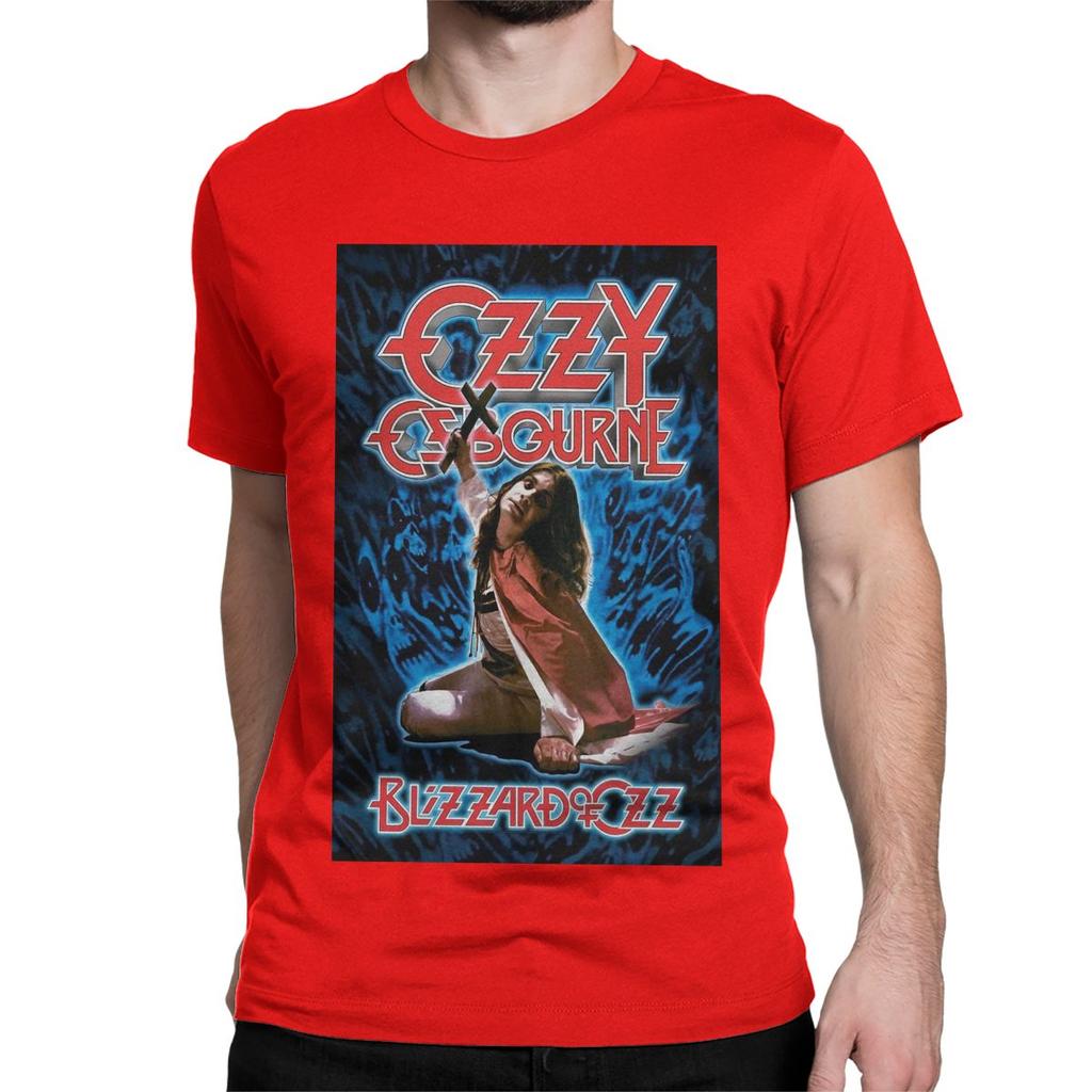 Punk Band Rock Music T-Shirts Men Women Ozzy Osbourne  Pure Cotton Tees Round Neck Short Sleeve T Shirts Graphic Printed Tops