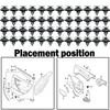 100X Special Car Panel Card Trim Cover Fixing Clip for BMW E88 F45 E36 E46 E90 E91 F32 F33 F82 E60 E61 X1 E84 X3 E83 51418224781