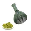 TVETE Fouet Mélangeur Matcha Plastique ABS Style Bambou Séchage Rapide Outil de Cérémonie du Thé Chasen Mousseur Moussage à Bulles Sans Bavures Résistant à la Moisissure Facile à Nettoyer