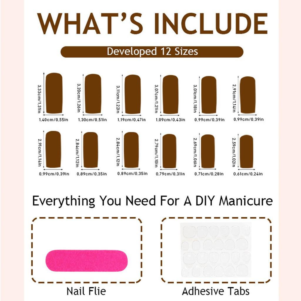 24ks sada na nehty s dlouhým čtvercovým francouzským gradientním nalepovacím nehtem, umělé nehty pro ženy, párty a rande, doplňky na nehty