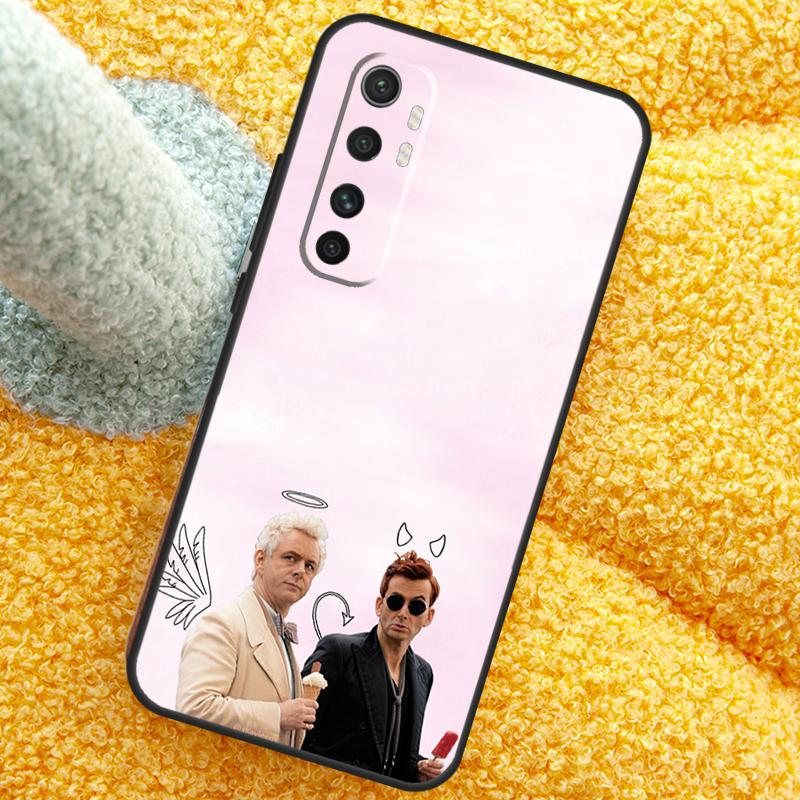 Good Omens Case For POCO X3 X4 X5 F5 Pro M5s C40 F4 GT F3 Cover For Xiaomi 12T 11T Pro 12 13 Lite 12X