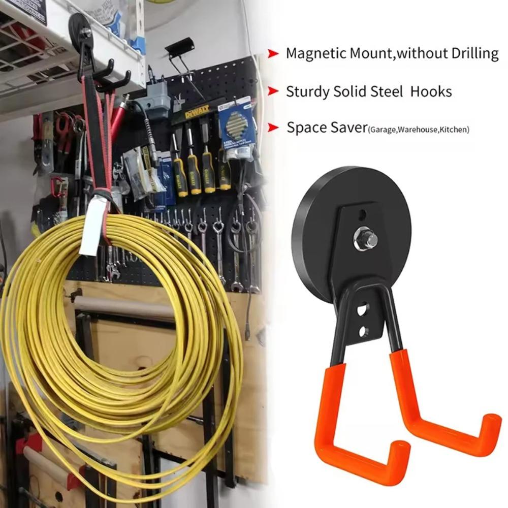 Versatile Magnetic Hooks for Tools Heavy Duty Industrial Hooks Strong Secure Fixing Skateboard Hooks Magnetic Tool Hanger