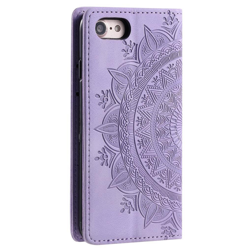 Style-010 For iPhone 16e Case Magnetic Closing Leather Phone Cover Pattern Imprinted