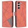 BINFEN COLOR For TECNO Camon 40 Pro 4G Phone Case Wallet Stand Geometry Imprinted Leather Cover