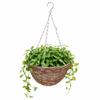 Hängender Blumenkorb aus Weide 25 cm