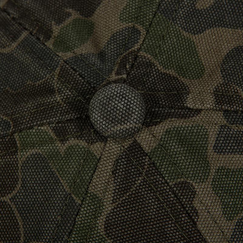 Retro Unisex Camouflage Baseball Cap - Soft Brim Sun Protection, Trendy Outdoor Workwear Style.