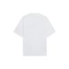 Li-Ning Letter Logo Print Round Neck Short Sleeve T-Shirt Unisex Tops White AHSSC17-1