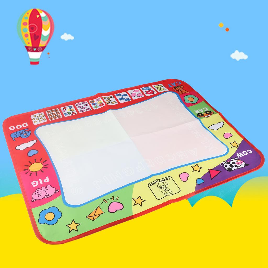 Water Painting Draw Writing Mat Kid Developmental Doodle Board Toy With Pen
