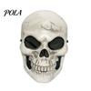 Halloween Mask for Adults Full Face Skull Mask, Spooky Cosplay Prop Haunted Breathable Nose Design House, Horror Party Costume Accessory, Trick