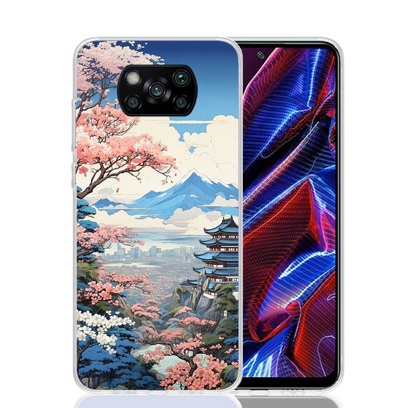 

Anime Aesthetic Scenery Phone Case For Xiaomi Poco X7 X6 X5 Pro F7 Ultra Redmi 15C 15 13 13C 12 12C 10 10A 10C 9 9A 9C 9T Cover Xiaomi Poco X6