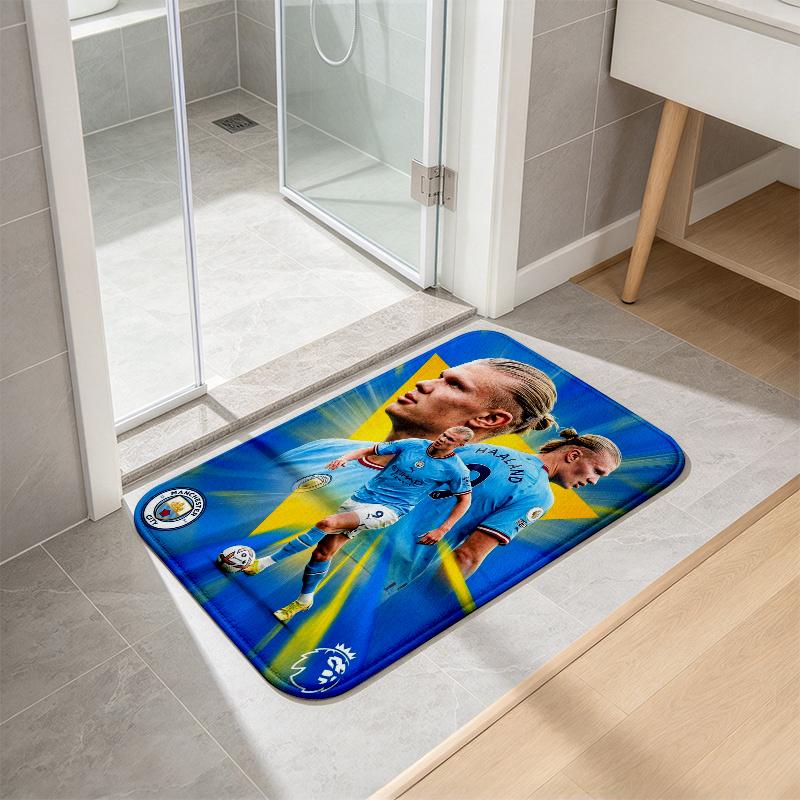EH poster Flannel Kitchen Mat Christmas Soft Area Rug Non Slip Floor Carpet Home Decoration