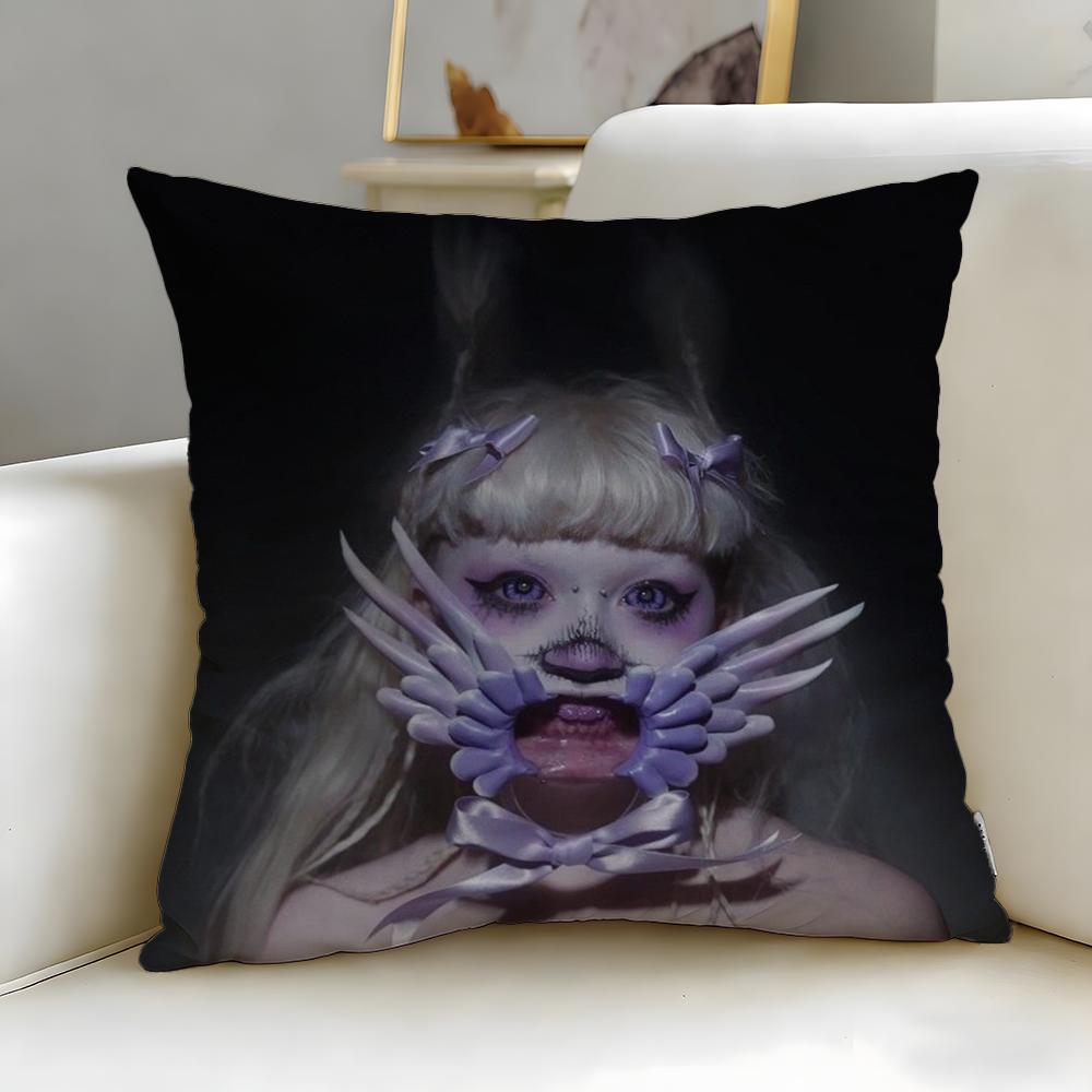popular singer Jazmin Bean Cushion Cover Soft EasyWash Pillow Case Versatile for Couch Bed Travel and Office