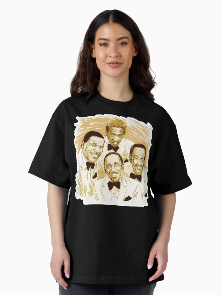 The Four Tops Modern Jazz Quartet - An Illustration by Paul Cemmick Oversized T-Shirt