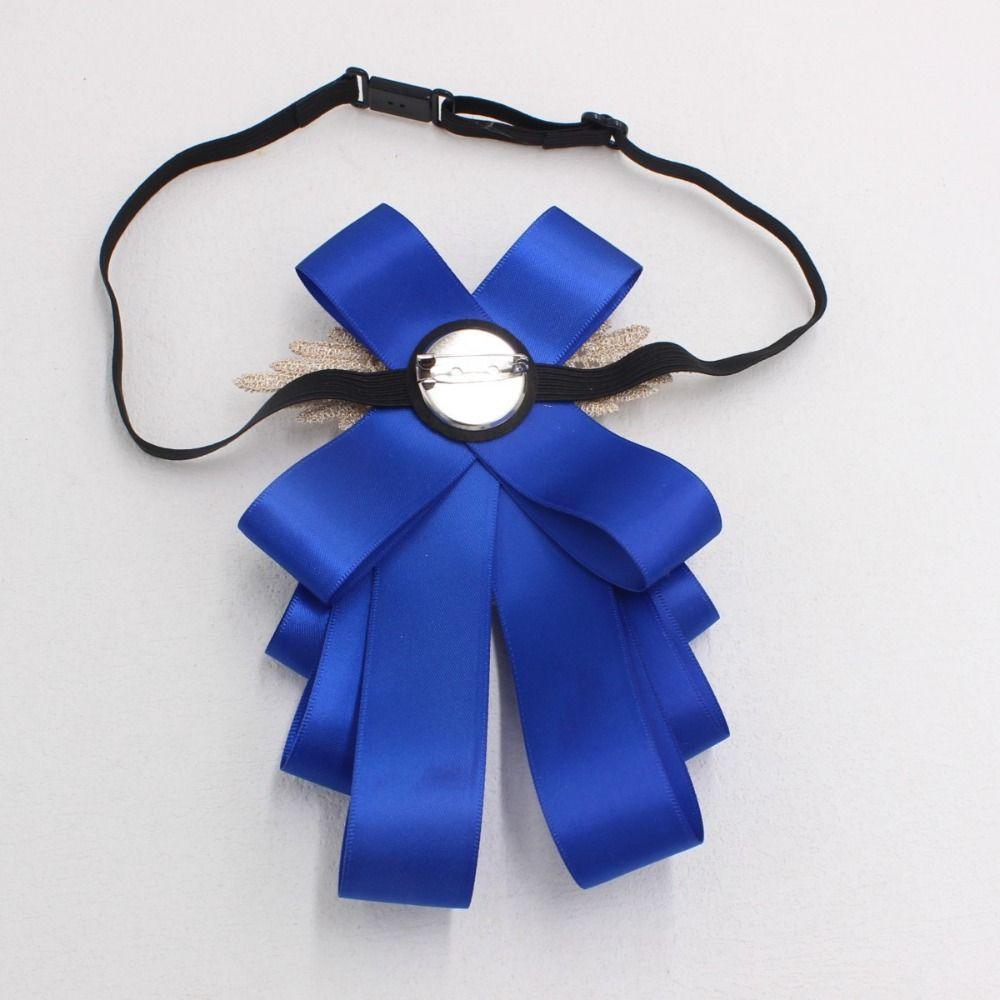 Retro Rhinestone Collar Flower Elegant Men's Suit Accessory Formal Gentleman's Bow Tie  Man