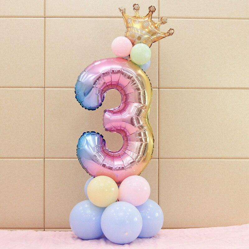 Palloncini Discoteca Compleanno 4D - 9 Pezzi In Alluminio Per Feste A Tema Anni '80 E '90