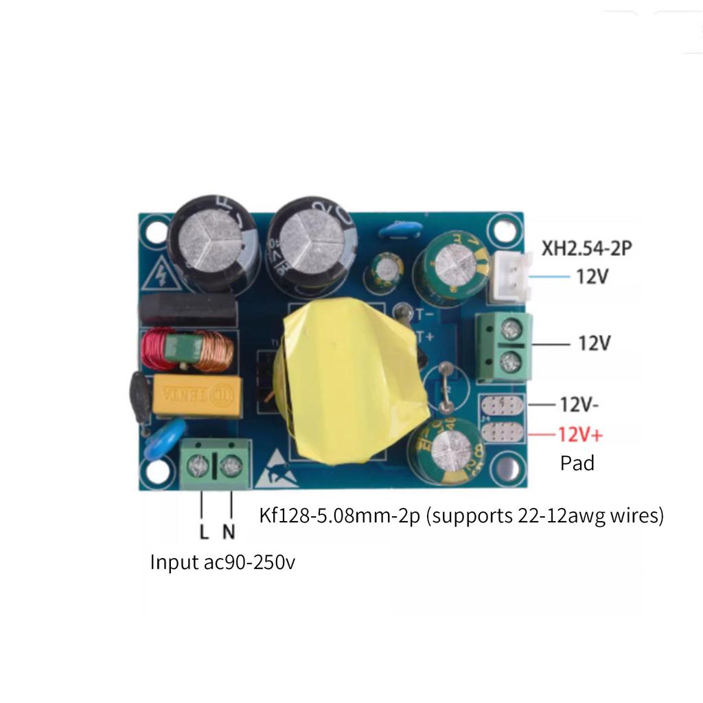 40W Power Adapter 220V To 12V 3.3A Isolated Regulator For Home Office Stabilizing Electronics Accessories