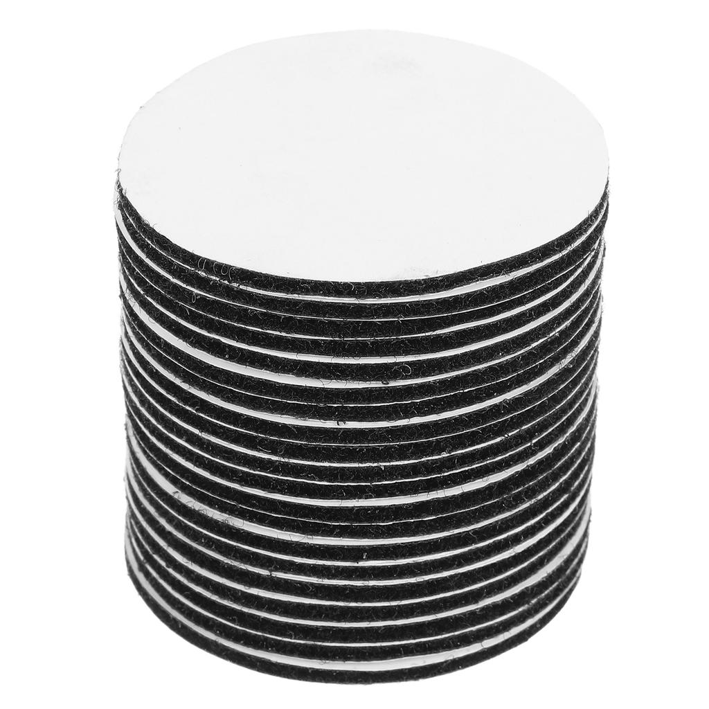 20Pairs Hook and Loop Fastener Dots Black Strong Adhesive Sticky Self Adhesive Circles for Home Office Tablecloth Carpet Bed
