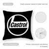 Logo C-Castrol Kissenbezug Sofa Wohnzimmer Schlafzimmer Beidseitiger Druck Quadratisches Kissen Nickerchen Kissenbezug