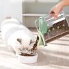 Small Cat Dog Food Sealed Dispenser Box With Measuring Cup,Pet Food Storage Containers Bucket, Home Airtight Dry Food Bucket