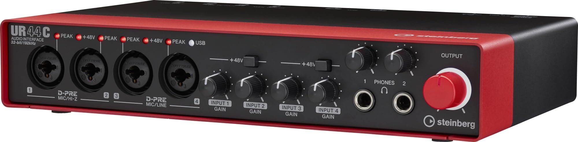 

Steinberg Steinberg Audio Interface Red UR44C RD USB3.0 32bit/192kHz