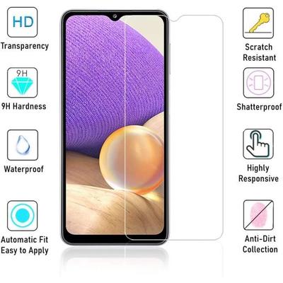 VSHOP® Displayschutzfolie aus gehärtetem Glas, für Samsung Galaxy A32 5G, transparent