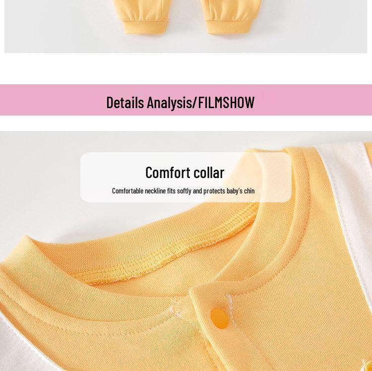 Super Cute Pure Cotton Baby Romper - Spring/Autumn Unisex Crawling & Sleepwear