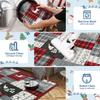 Bohemian Patchwork Style Carpet - Christmas Kitchen Floor Mat - Porch Path Mat - Durable And Washable Home Decoration