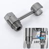 Zinc Alloy High Pressure Bidet Sprayer Set Bathroom Toilet Cleaner Spray Gun With 1 In 2 Out Angle Valve Greysilverblack