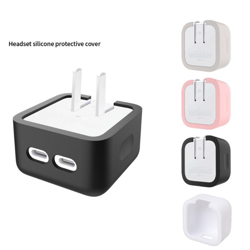 Soft Silicone Protective Cover Case For 35W Double USB C Port Charging Head Shockproof Dustproof Design