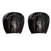 2 Pcs Halloween Accessories Car Headrest Covers Ghost Car Seat Headcover  All Seasons
