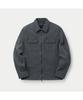 Silijeu Pig-Dyed Zip-Up Outer Shirt Sasfm26911Gyx
