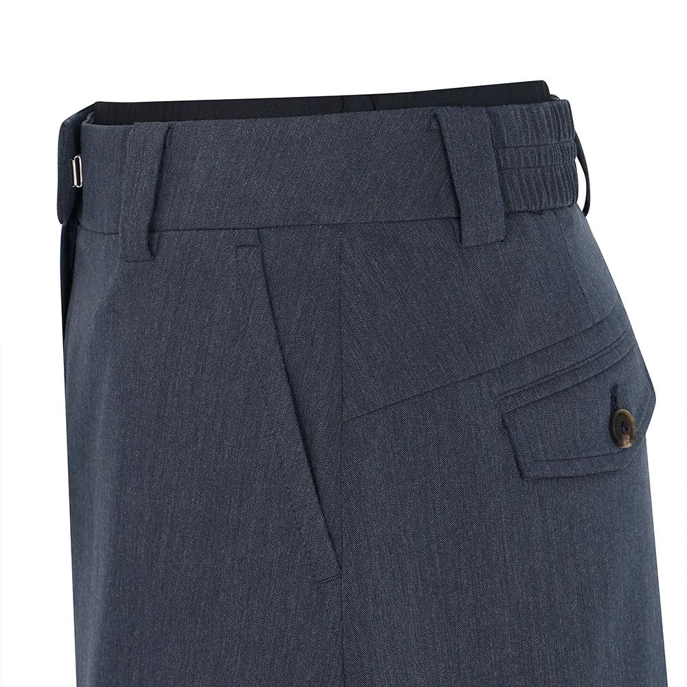 MALBON GOLF Casual H-Line Skirt Navy (Woman)