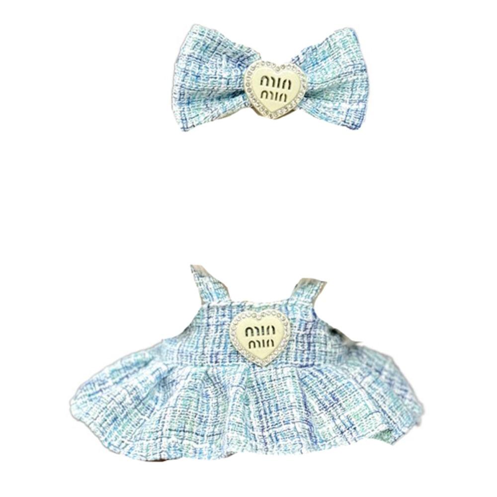 1 Set Dress Labubu Doll's Clothes Skirt Plush Dolls Clothes 17cm Labubu Clothes Set  for 17cm Labubu
