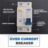 AEE2-TOMZN TPNL DPNL 230V 1P+N Residual Current Circuit Breaker With Over And Short Current Protection RCBO MCB, TPNL