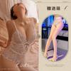Sexy Lingerie Seduction Lace One-piece Suit Passion Crotch Straight Into Uniform No-take Pajamas