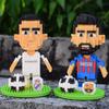 Mini Figure di Giocatori di Calcio Cool Modelli 3D Blocchi da Costruzione Giocattoli per Bambini Blocchi Micro DIY Action Figure di Calcio Regali di Compleanno