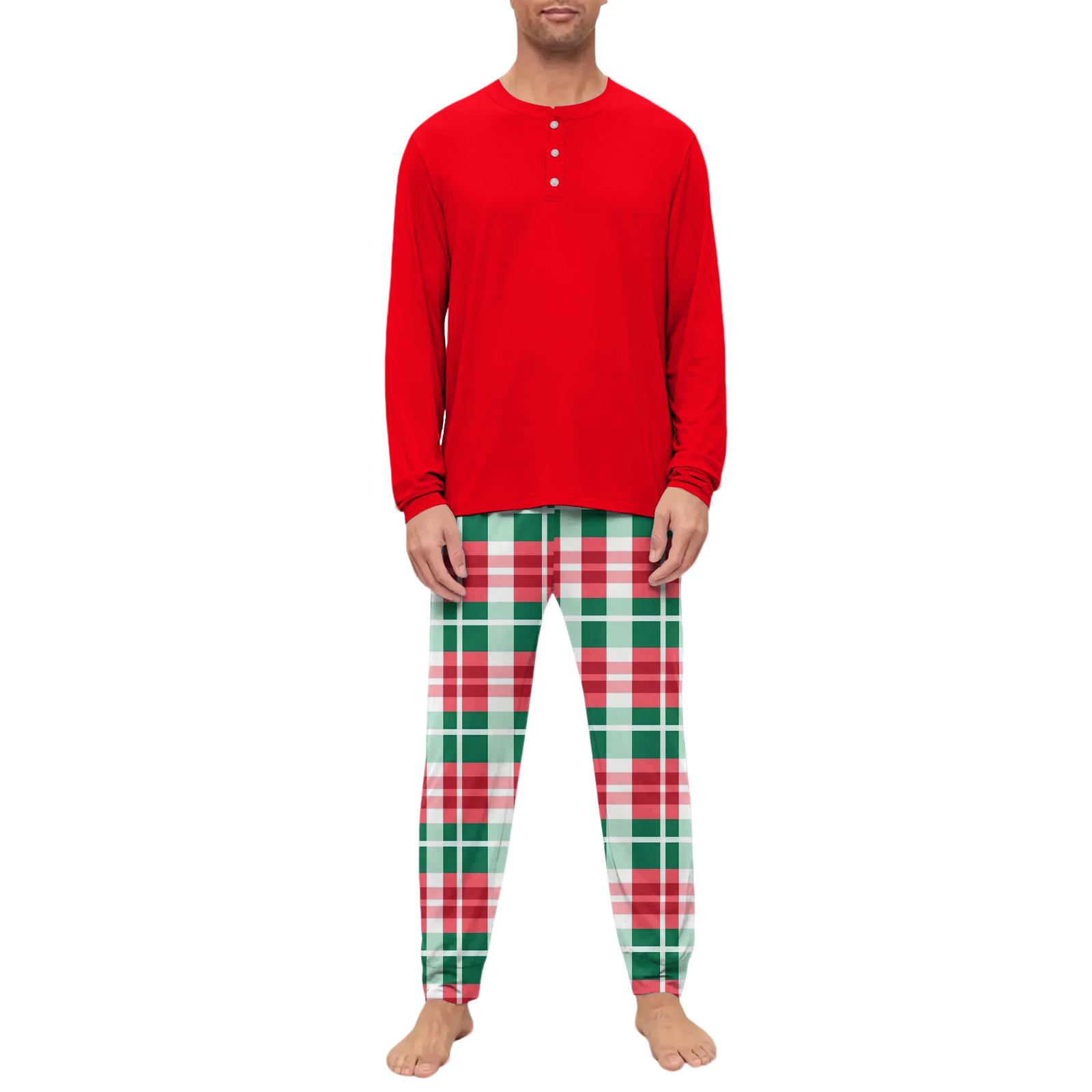 

Мужской пижамный комплект, с длинным рукавом и длинными брюками, двухпредметный комплект L