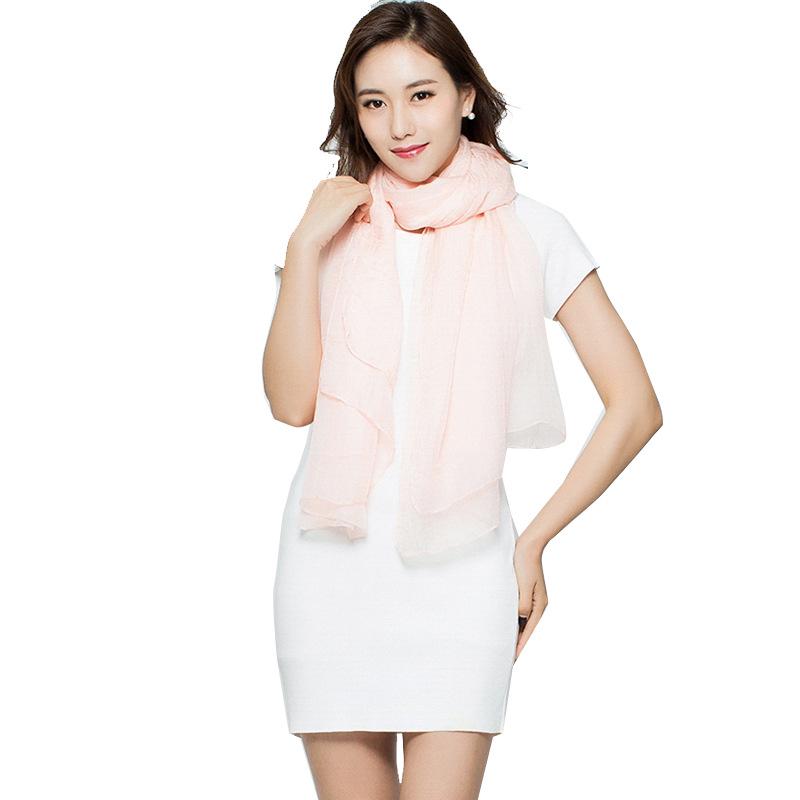 Versatile Summer Red Silk Scarf: Multifunctional Imitation Silk Shawl, Sunscreen Beach Towel, Dancing Gauze Scarf for Women