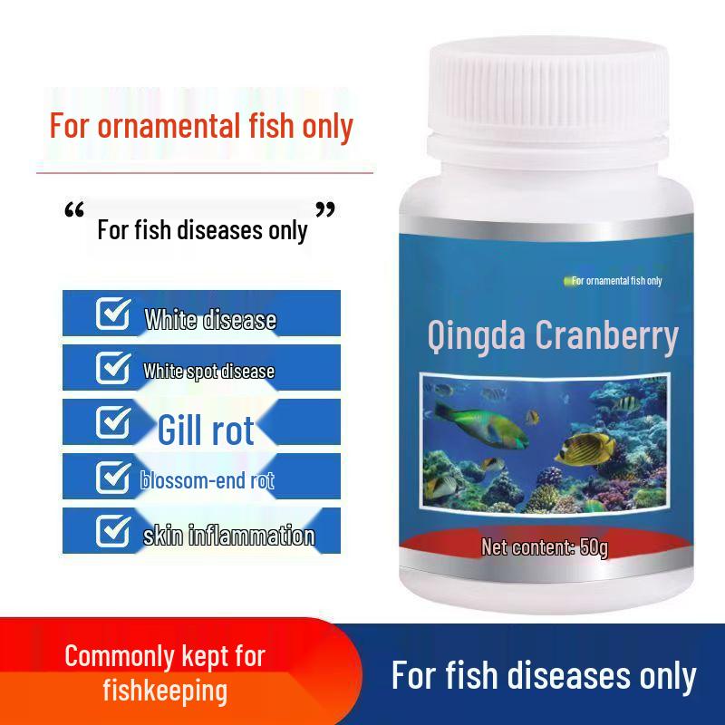 Kanamycin Léčba ryb na hnilobu ploutví, hnilobu těla, bílé skvrny, plíseň, ztrátu šupin, zakalené oko - Dezinfekční a regenerační roztok