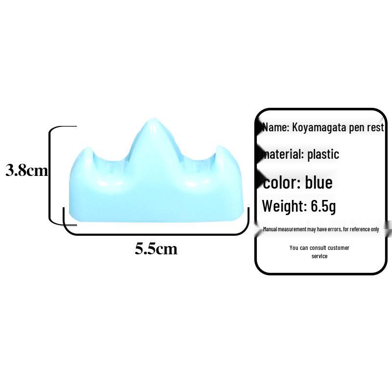 

Antique Style Calligraphy Brush Holder – Portable Imitation Porcelain Rest for Convenient Pen Storage