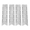 4PCS Grill Burners Cover Heat Plate Shield Tent Stainless Steel Enamel Adjustable Universal Durable Grill Accessory