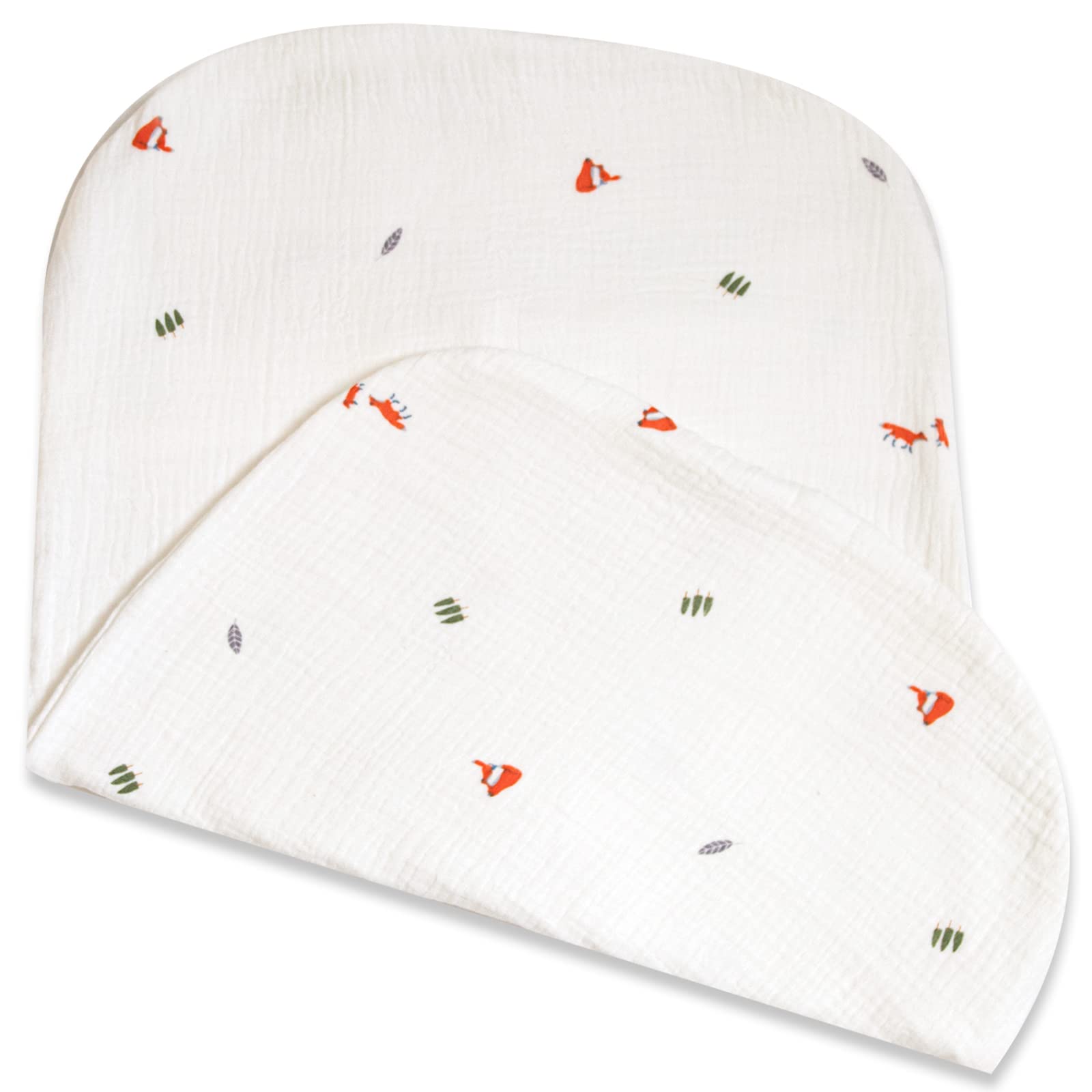 

(Кератта) Ibul Накидка-одеяло для переноски ребенка, быстросохнущая, 4-слойная марля (Кита Кицунэ)