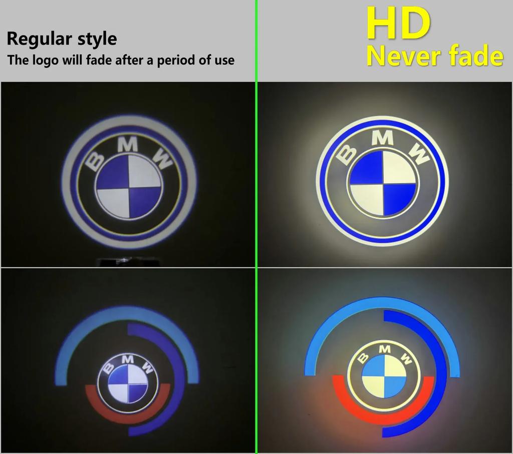 KOLF1 Car Sticker Hot For BMW HD LED Car Door Ghost Projector Welcome Light For BMW 1 2 3 4 Series i3 G20 G21 G22 F40 F44 2024 2022 20