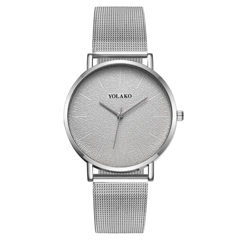 

Popular Fashion Blue Hand Men s Watch Men s Watch Milan Quartz Watch with Mesh Strap срібний