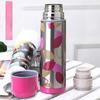 Large Capacity  Thermos Cup 500ml Vacuum Flasks Portable Stainless Steel Thermos Cup Water Bottle Travel Tea Mug Office Thermos Cup